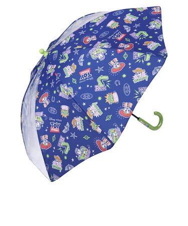 [45・50cm]フチまる傘　トイストーリー ネイビー