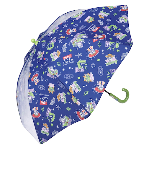 [45・50cm]フチまる傘　トイストーリー ネイビー