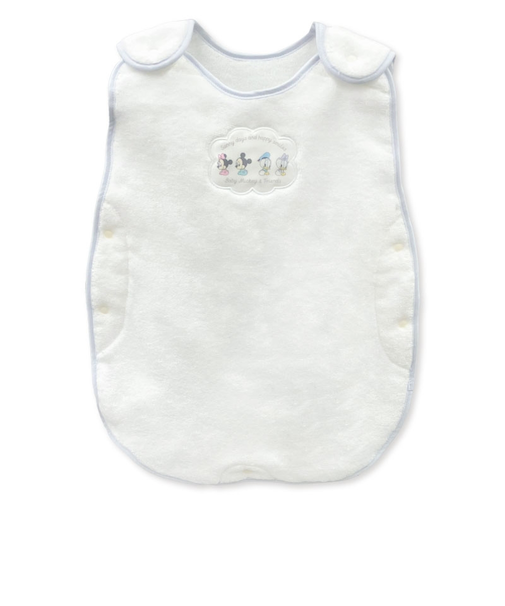 [50～80cm]ディズニーベビー コットンスリーパー ミッキー オフホワイト