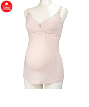 ママと赤ちゃんのためのさわやかキャミソール　ピンク