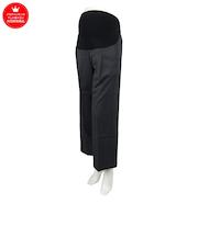 おなかhugパンツ（ワイドシルエット）　チャコールグレー