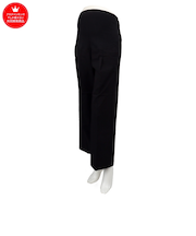 おなかhugパンツ（ワイドシルエット）　ブラック