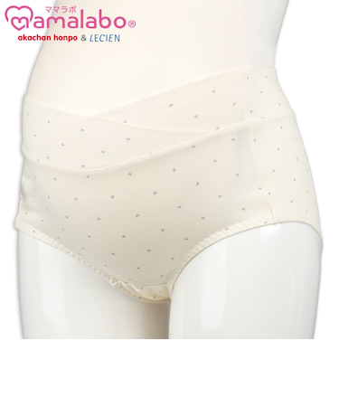 ショーツ産後も使える仕様ラクラクハート柄