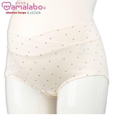 ショーツ産後も使える仕様ラクラクハート柄