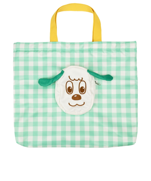 レッスンバッグ　いないいないばあっ！　グリーン