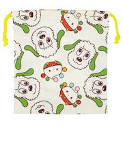 巾着小　いないいないばあっ！　アイボリー