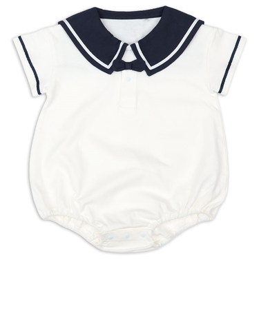 半袖セーラーロンパース