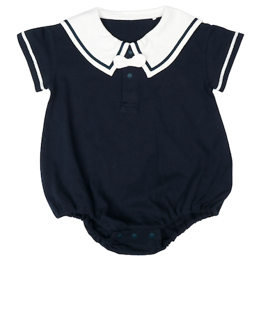 半袖セーラーロンパース