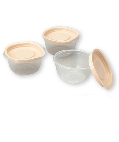 離乳食 保存容器 洗いやすい丸型 150mL