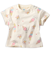 [ベビー]総柄Tシャツ　いないいないばあっ！