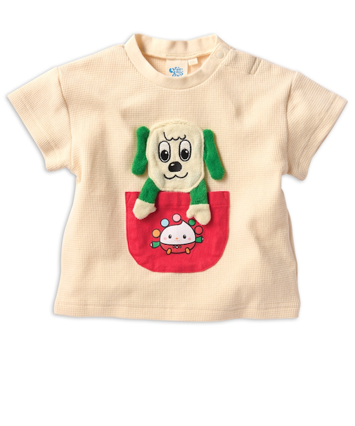 [ベビー]アップリケTシャツ　いないいないばあっ！