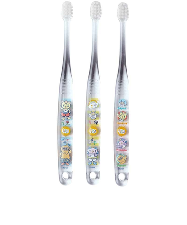 クリア歯ブラシ 3本セット ファンターネ！