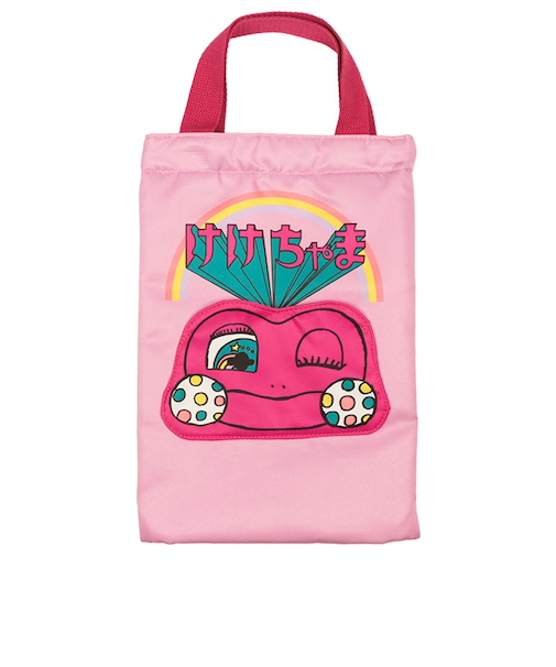 シューズバッグ　けけちゃま　ピンク