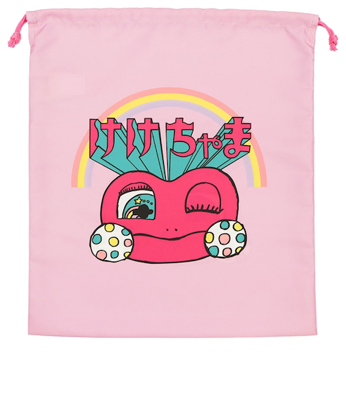 巾着大　けけちゃま　ピンク