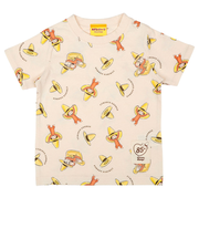 [キッズ]半袖Ｔシャツ　総柄　おさるのジョージ