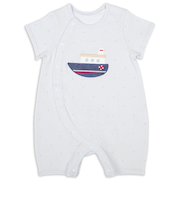 半袖　プレオール　パイルモチーフ　サックス