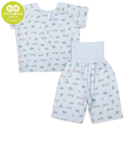 [ベビー]お着替え応援　半袖パジャマ　かぶり　おもちゃ