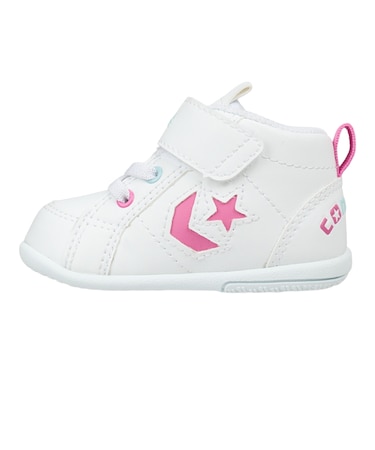 [11.5～13.5cm]コンバース　ミニ　インチスター　ピンク