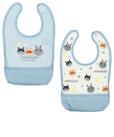 エプロン 2枚組 アンパンマン サックス