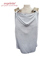 アンジェレッテ シルキータッチ杢ケープ 強冷感 グレー