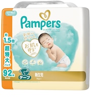 [テープ]パンパース 肌へのいちばん メガジャンボ 新生児 92枚