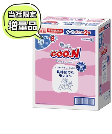 【特別配送料有】[パンツ]グーン モレ0へ BIGサイズ 42枚×2