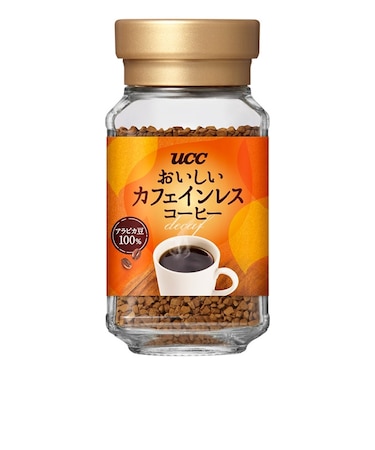 ◎UCC おいしいカフェインレスコーヒー 瓶45g