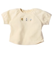 はじめてセパレートトップス　刺しゅう　イエロー