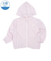 [キッズ]パーカー　遮熱　ピンク
