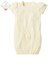 オーガニックコットン　半袖　ドレスオール　花　クリーム