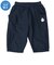 [ベビー]7分丈パンツ　接触冷感　ネイビー