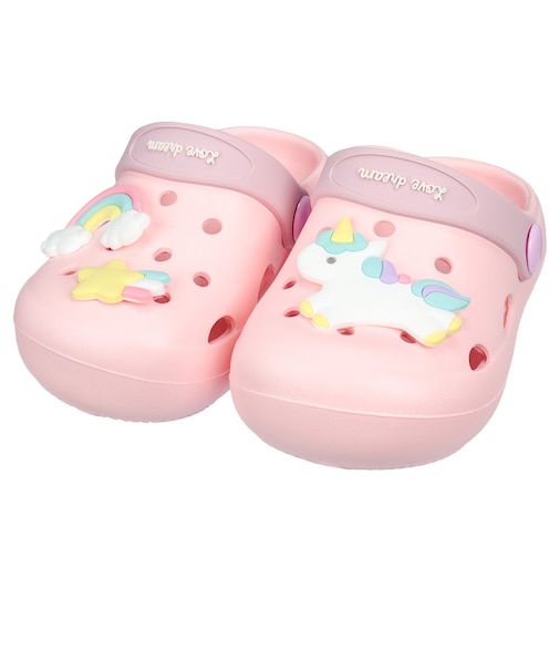 [13.0～16.0cm]コロンとしたEVAサンダル　ピンク