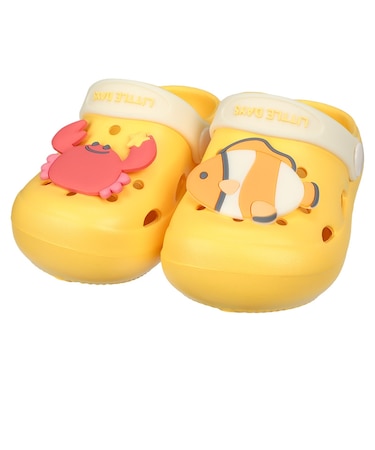 [13.0～16.0cm]コロンとしたEVAサンダル　イエロー