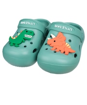 [13.0～16.0cm]コロンとしたEVAサンダル　グリーン