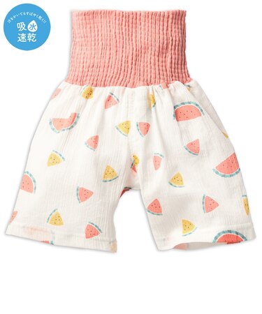 [ベビー]ベビテコ腹巻付　ピンク