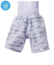 [キッズ]ステテコ腹巻付　サックス