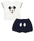 [乳児]なりきりセット　Tシャツ・ブルマ　ミッキー　オフホワイト
