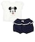 [乳児]なりきりセット　Tシャツ・ブルマ　ミニー　ネイビー