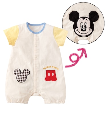 半袖 プレオール おしりディズニー ミッキー クリーム