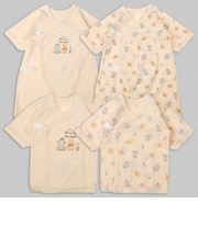新生児肌着4点セット 長袖 くまのプーさん