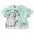 [ベビー]半袖Tシャツ　レイヤード風　ベイマックス　ペパーミント