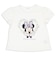 [キッズ]半袖Tシャツ　花レース　ミニー　ホワイト