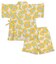 [ベビー]甚平(じんべい)スーツ ひまわり柄 イエロー