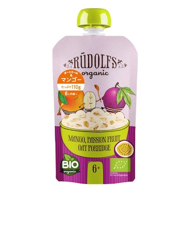 ◎Rudolf 有機フルーツのベビースムージー オートミール＆マンゴー