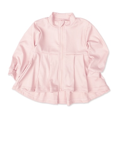 [キッズ]ラッシュガード リブ ピンク