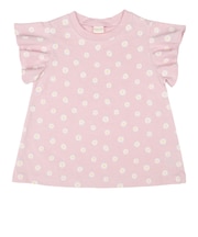 [キッズ]半袖　Tシャツ　総柄　ピンク