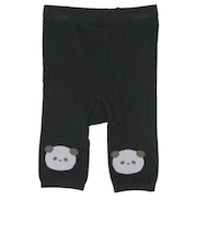 [ベビー]レギンスパンツ　ぱんだ　チャコールグレー