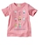 [ベビー]半袖Tシャツ　アンパンマン　ピンク