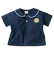 [ベビー]セーラーTシャツ　アンパンマン　ネイビー