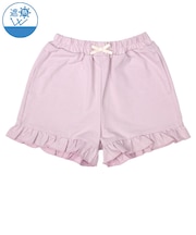 [キッズ]ショートパンツ　遮熱　パープル